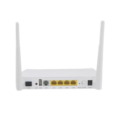 двойной AC WiFi антенн 4GE модема 5.8G Gpon Onu маршрутизатора модема Wifi диапазона 1.5A