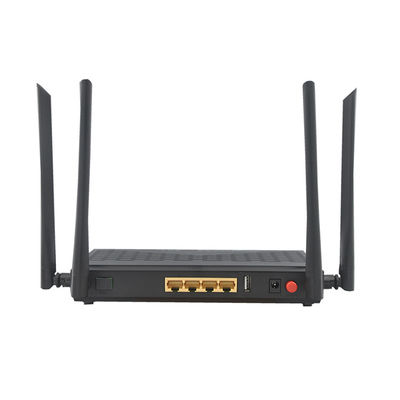 порт AC 4 диапазона маршрутизатора 2.4G 4GE FTTH 5.8G Gpon Onu Wifi двойной