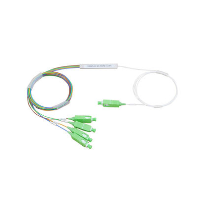 сеть соединителя 1.5m FTTH Gpon пассивная Apc Splitter PLC оптического волокна 1x4