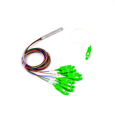 Splitter 1x8 мини G657A1 SM PLC оптического волокна телекоммуникаций CATV