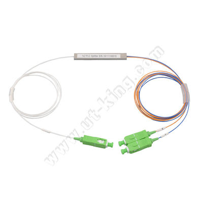 Splitter PLC волокна 1x2 FTTH мини с соединителем SC/APC