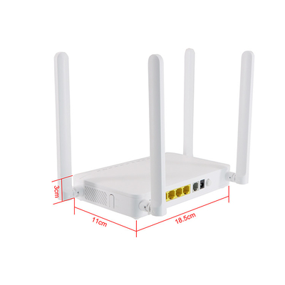 двойной маршрутизатор Wifi GPON ONU диапазона 4GE+1POTS+Wifi совместимый с бременем ZTE