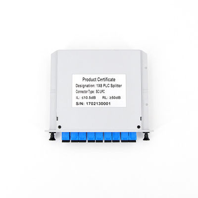 Соединителя UPC Splitter Gpon 1x8 карты кассеты PDL оптически низкий