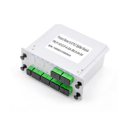 PLC C112SA шнура 1x12 Splitter оптического кабеля оборудования 1650nm FTTH