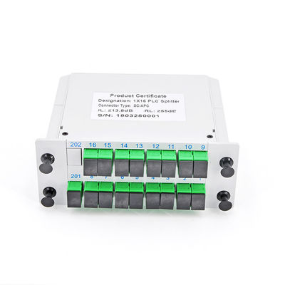 Кассета модуля Pon сети маленькой коробки Splitter PLC оптического волокна LC пассивная