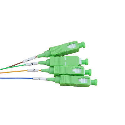 сеть соединителя 1.5m FTTH Gpon пассивная Apc Splitter PLC оптического волокна 1x4