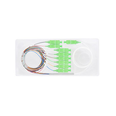 Splitter 1x8 мини G657A1 SM PLC оптического волокна телекоммуникаций CATV