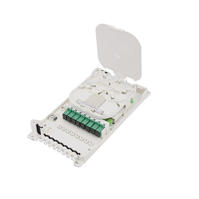 Коробка IP66 2 гаван оптического волокна Ftth 8 ABS Fttx терминальная в 8 из 2 слоев