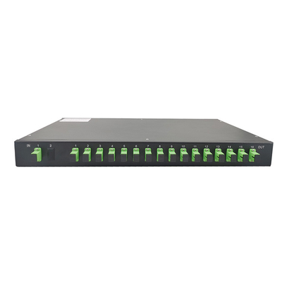 Splitter PLC оптического волокна держателя шкафа 1x16 1U для радиосвязи